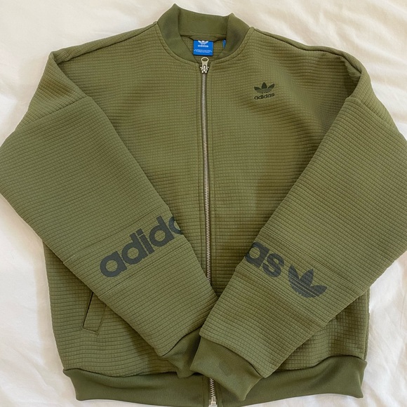 army green adidas jacket